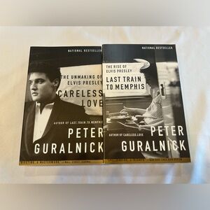 National Bestseller Elvis Two Book Set by Peter Guralnick, One First Edition